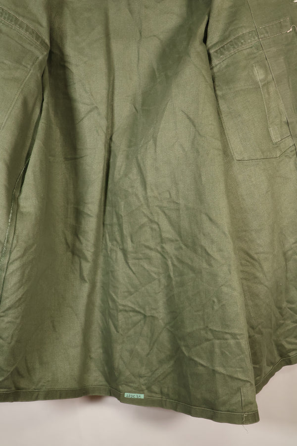 1971 Contract, Estimated Size: SMALL, OG-107 Utility Shirt, U.S. Navy, Original Tapes, Used