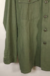 1968 Contract, Estimated Size: MEDIUM, OG-107, Utility Shirt, Aftermarket Patch, Used