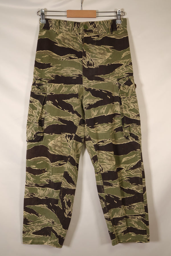 Mid-1960s, Okinawa Tiger Pattern, Asian Cut, Tiger-Stripe Pants, Secondhand
