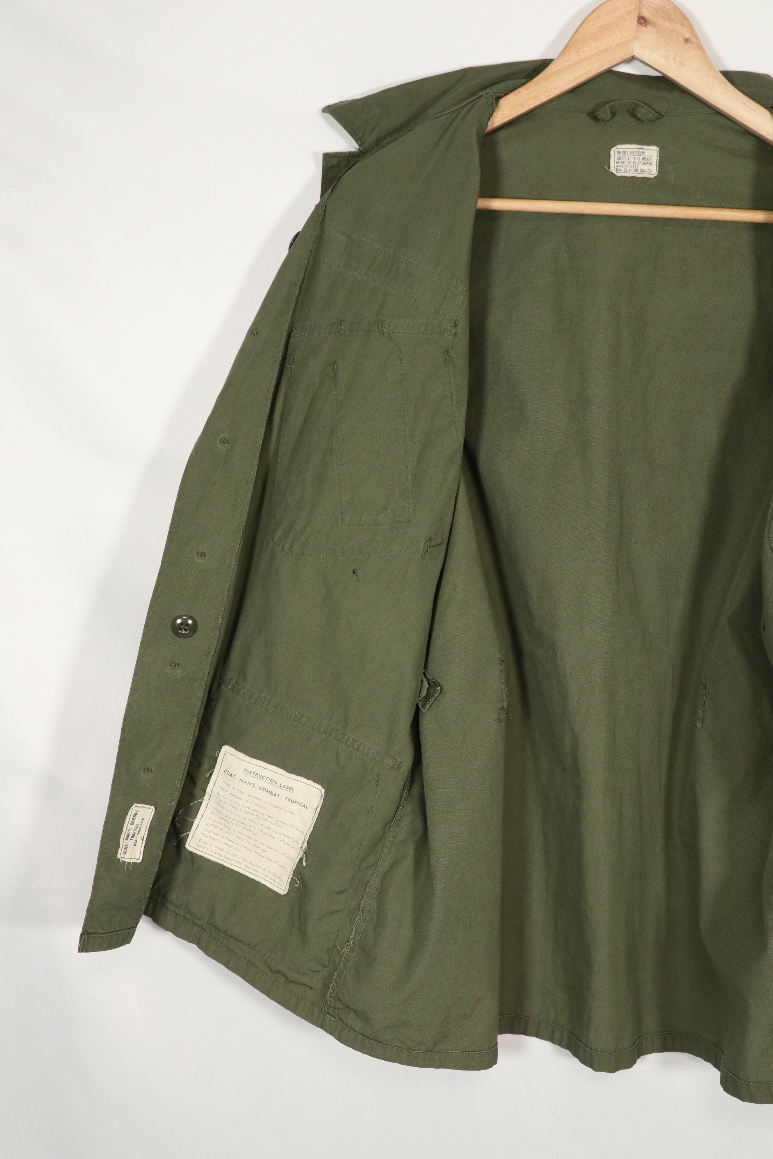Real 1964 1st Model Jungle Fatigue Jacket in good condition M-L