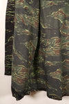 1970s Thai Border Guard "Shadow Tiger" Locally Made Tiger-Striped Shirt, Used, Size B
