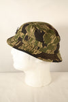Late 1960s Okinawa Tiger Pattern CISO Cut Booney Hat with local modifications Used