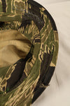 Late 1960s Okinawa Tiger Pattern CISO Cut Booney Hat with local modifications Used