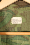1969 Contract, S-S, ERDL Green Leaf Camo, Jungle Fatigue Jacket, Short-Sleeve Custom, Used