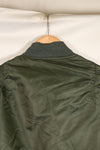 1970 Contract MEDIUM USAF L-2B Flight Jacket, Light Zone, Worn by Bill Eveland, Good Condition
