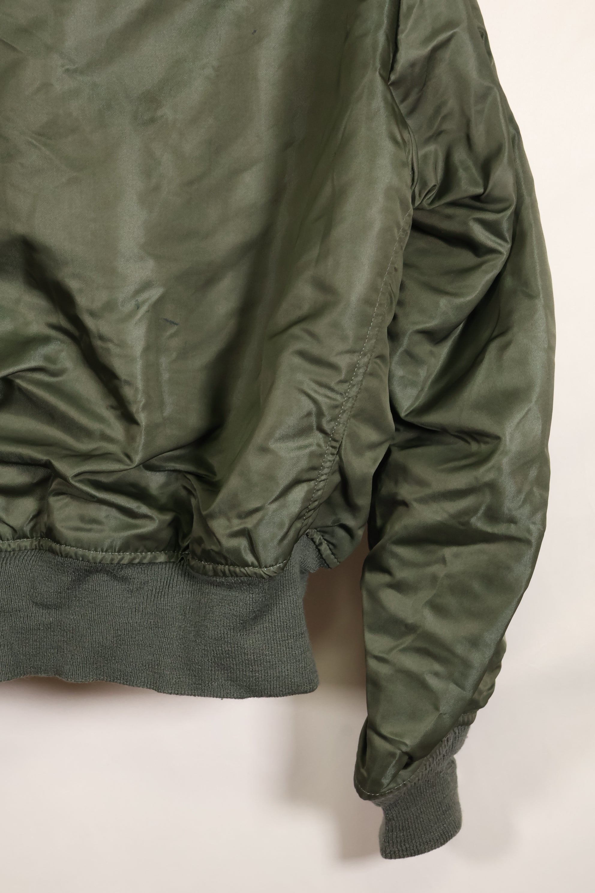 1970 Contract MEDIUM USAF L-2B Flight Jacket, Light Zone, Worn by Bill Eveland, Good Condition