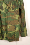 1969 Contract, M-R, U.S. Army ERDL Green Leaf Camo, Jungle Fatigue Jacket, Used