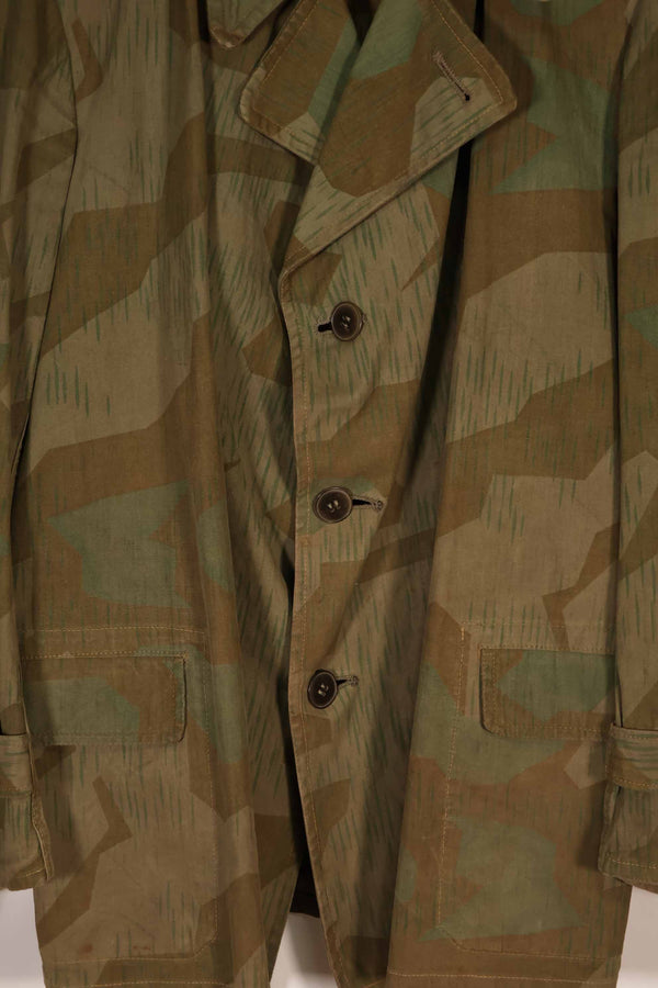 Real 1940s German Army Splinter Camouflage Locally Made Field Jacket U