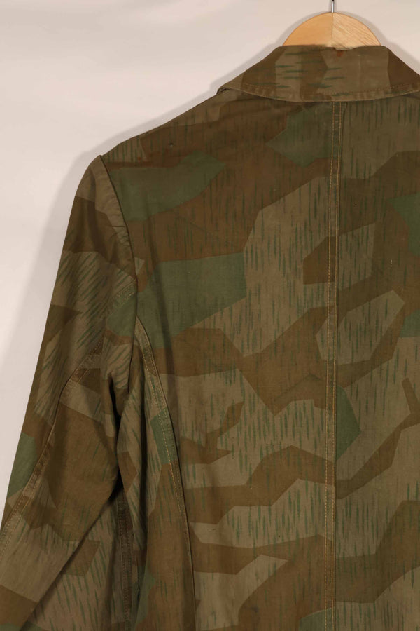 Real 1940s German Army Splinter Camouflage Locally Made Field Jacket U