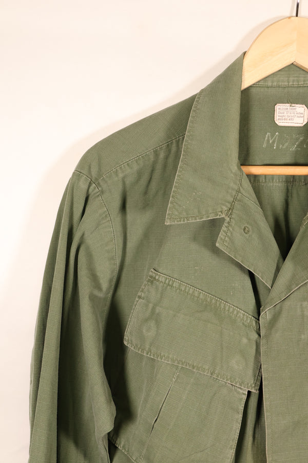 1969 Contract M-S 4th Model Jungle Fatigue Jacket—Faded—Used