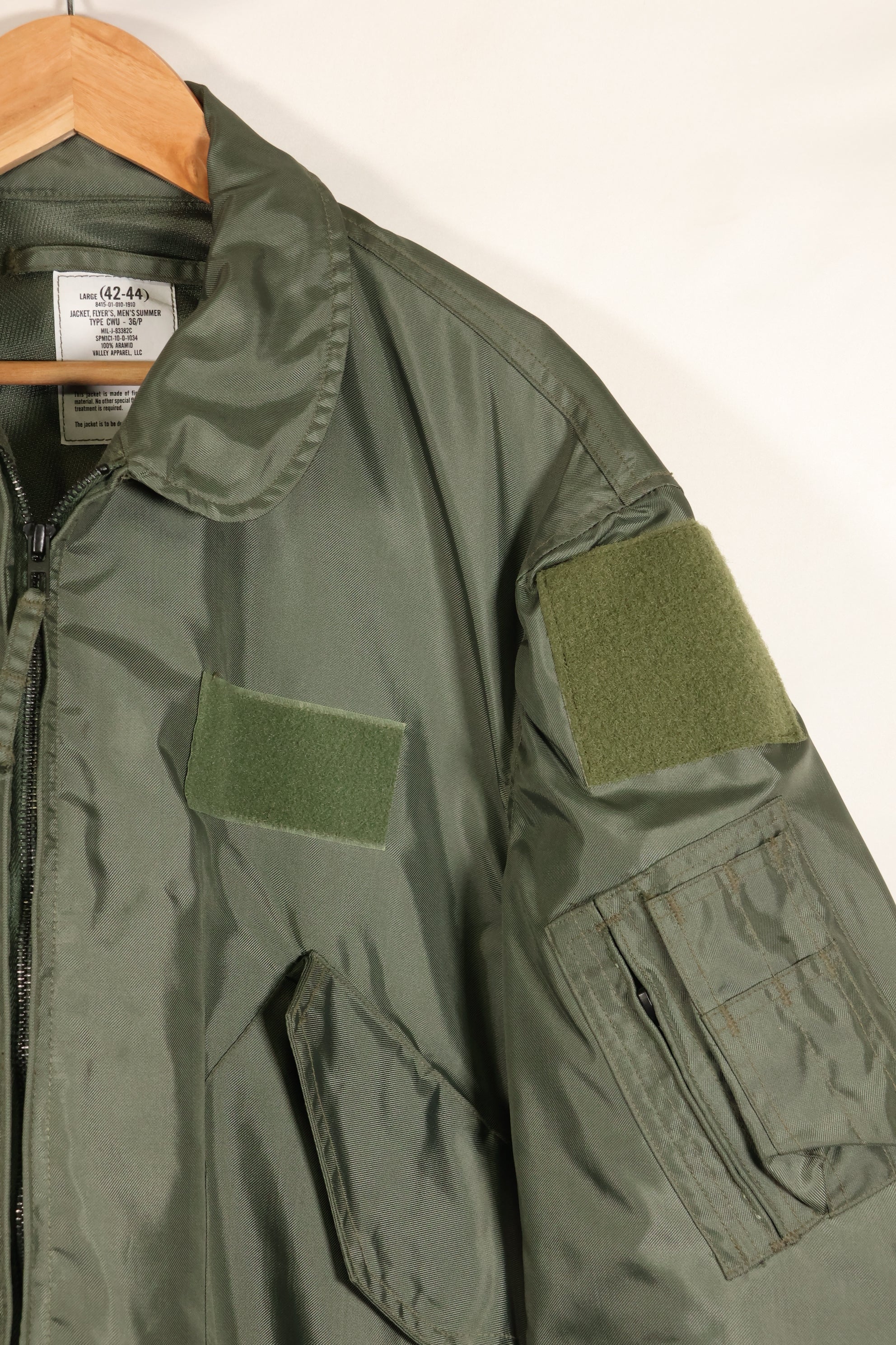 2010 Contract, LARGE, U.S. Air Force, CWU-36P, Light Zone Flight Jacket, Unused