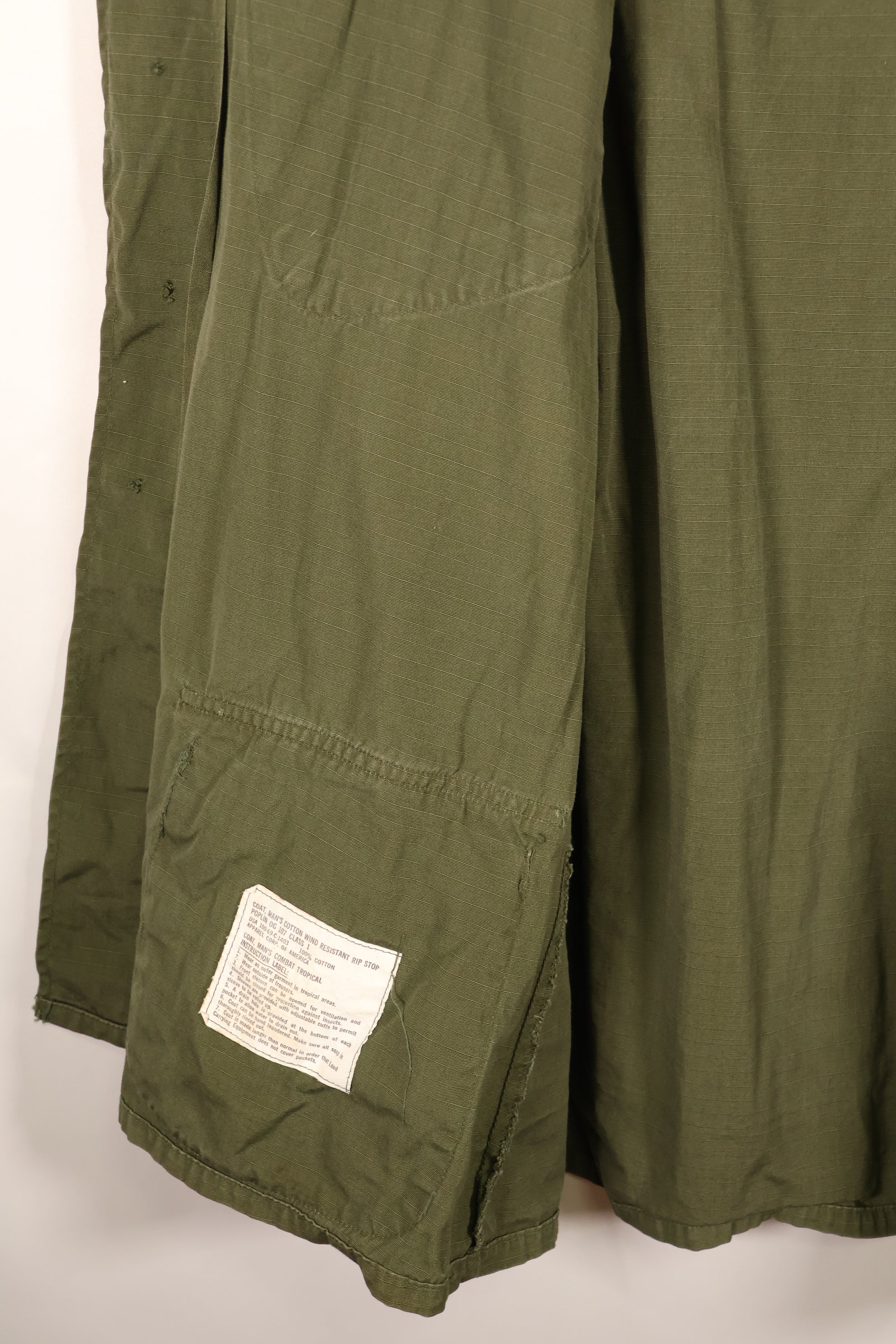 1969 Contract M-R 4th Model Jungle Fatigue Jacket—Good Condition—Used