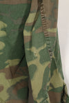 Real ERDL non ripstop jungle fatigues jacket, used, scratches, etc. A