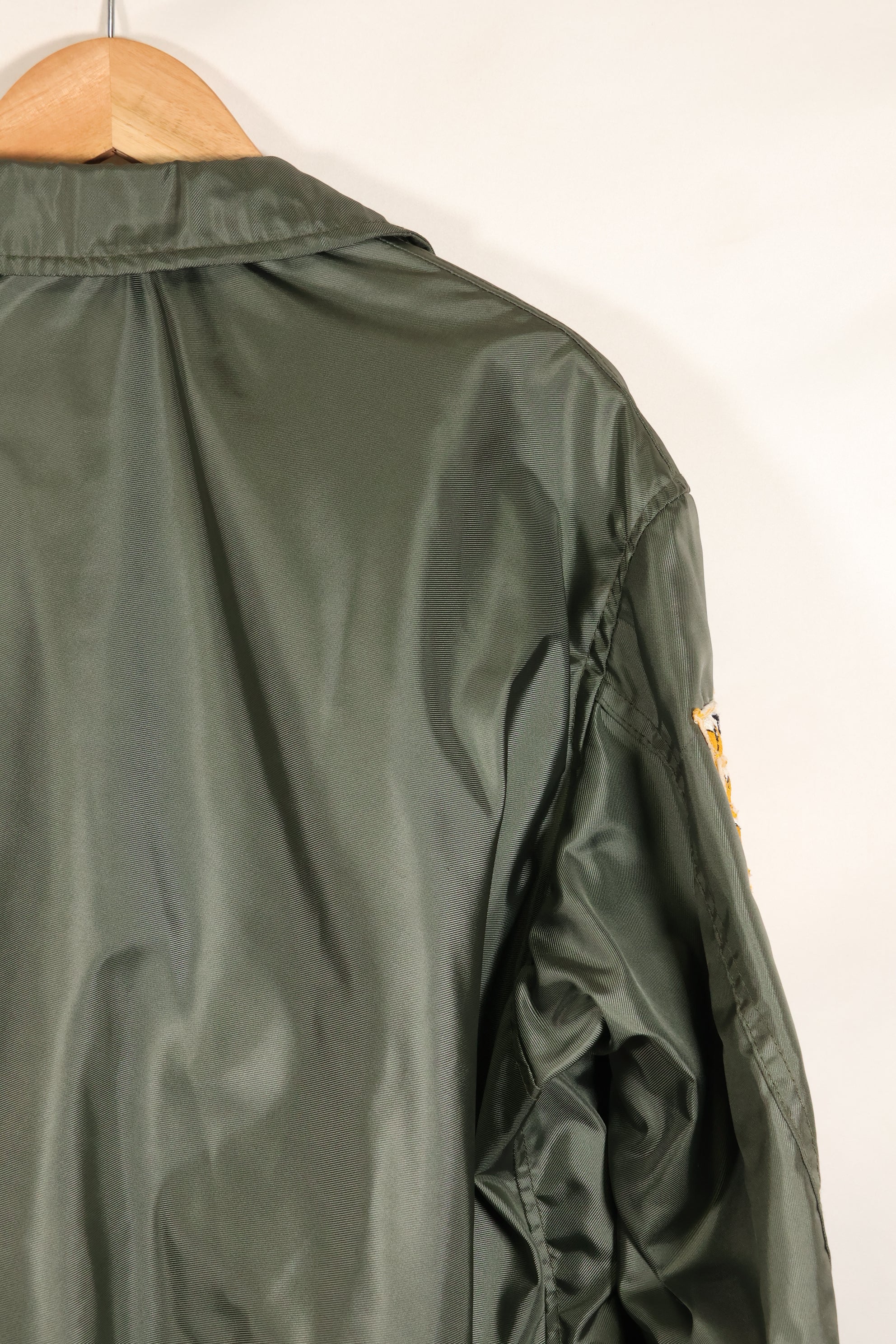 1981 Contract, LARGE, U.S. Navy, CWU-36P Flight Jacket, With Patches, Like-New Condition