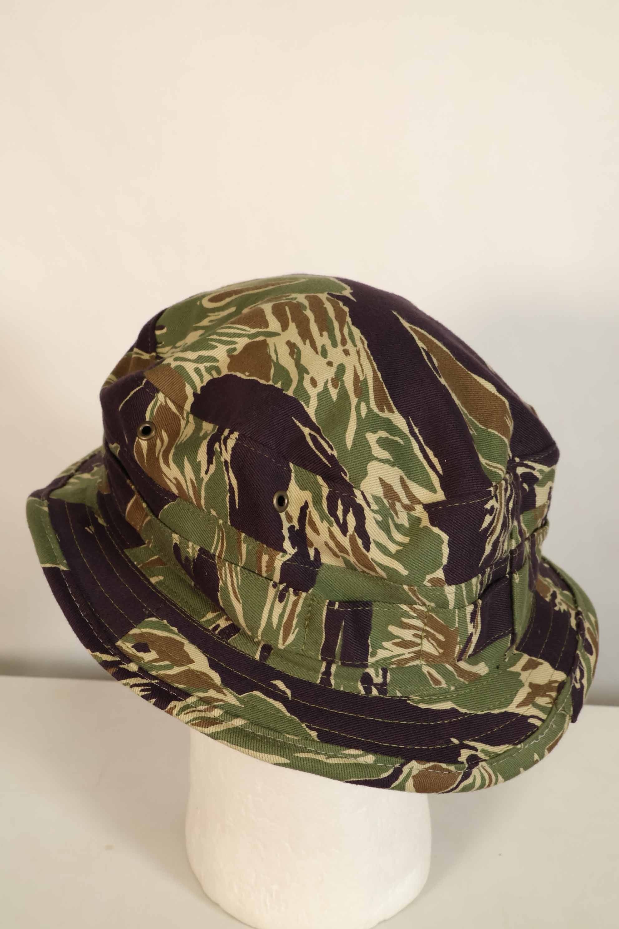 Limited quantity MILITARIA 1911 Okinawa Tiger CISO Cut Booney Hat Short Brim Modified B