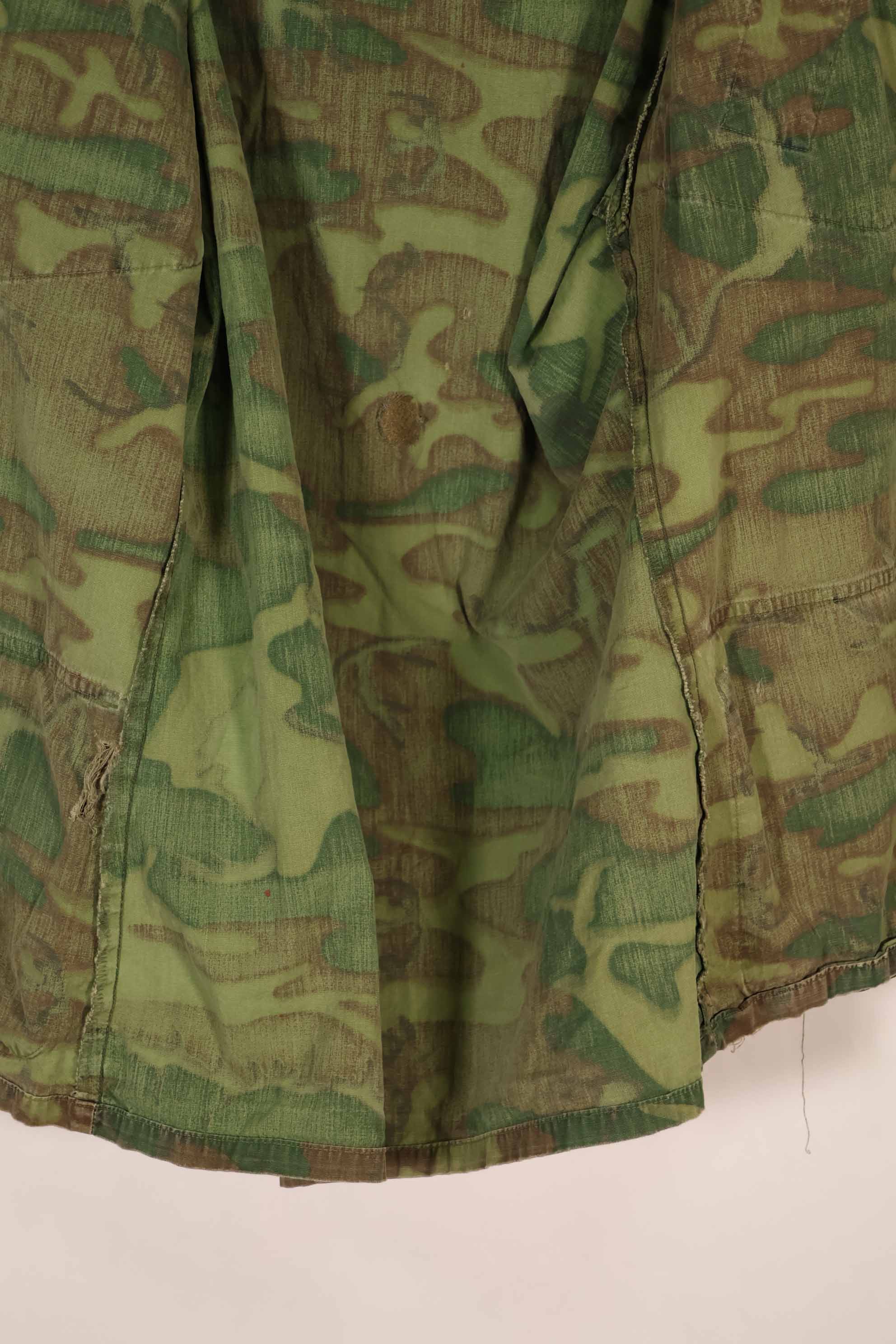 Real non ripstop fabric ERDL jungle fatigues jacket, used, no tags.