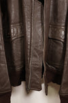 1950s Lot, Size 46, J-7823, U.S. Navy G-1 Flight Jacket, Early Production, Used