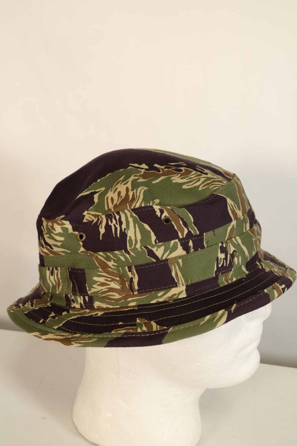 Limited quantity MILITARIA 1911 Okinawa Tiger CISO Cut Booney Hat Short Brim Modified B