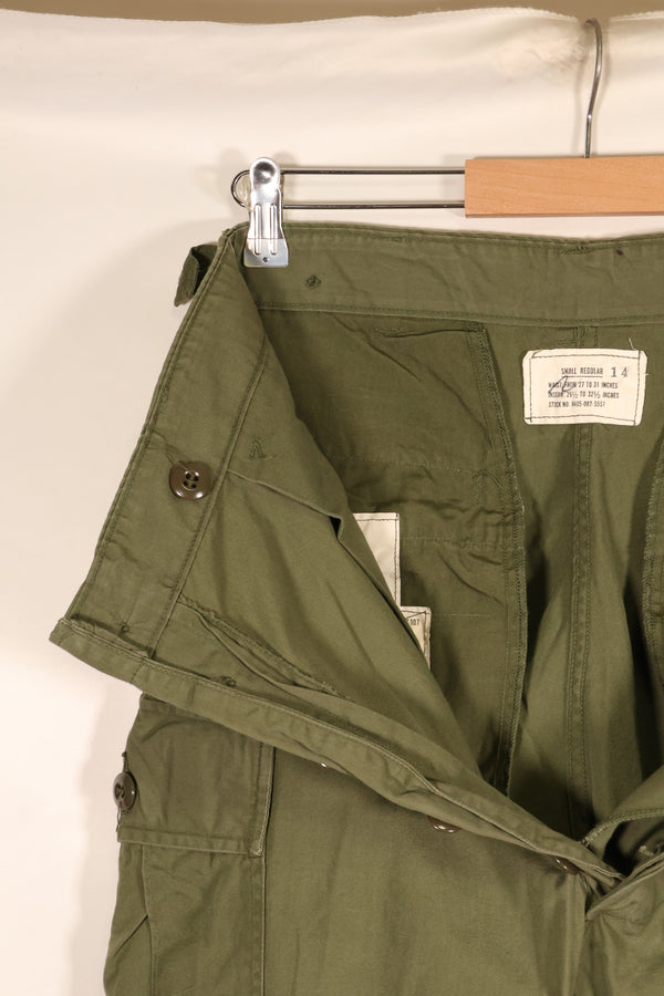 1964 Contract, S-R, U.S. Army, 1st Model Jungle Fatigue Pants, Good Condition, Used