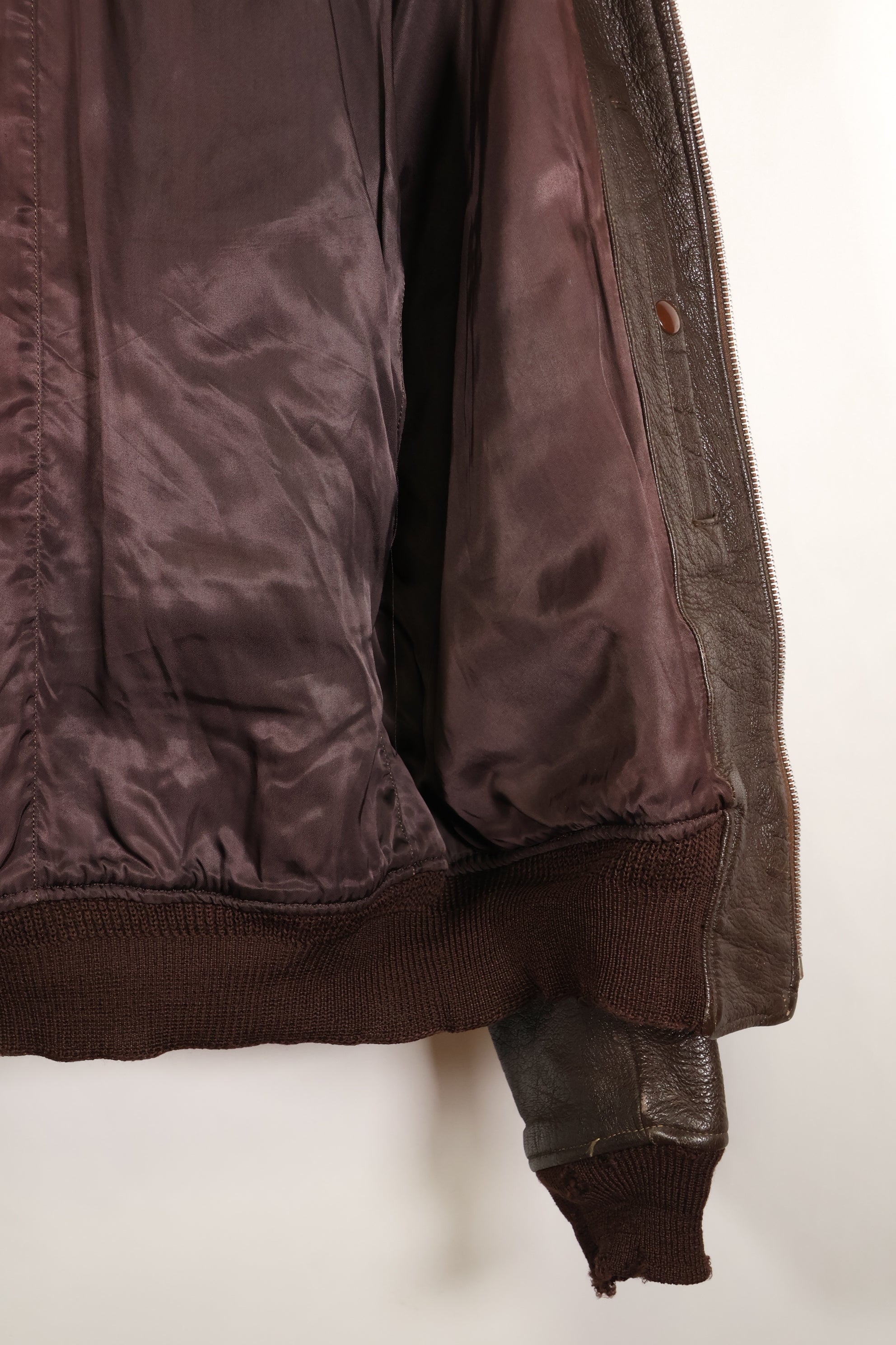 1950s Lot, Size 46, J-7823, U.S. Navy G-1 Flight Jacket, Early Production, Used