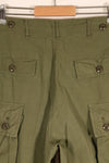 1964 Contract, S-R, U.S. Army, 1st Model Jungle Fatigue Pants, Good Condition, Used