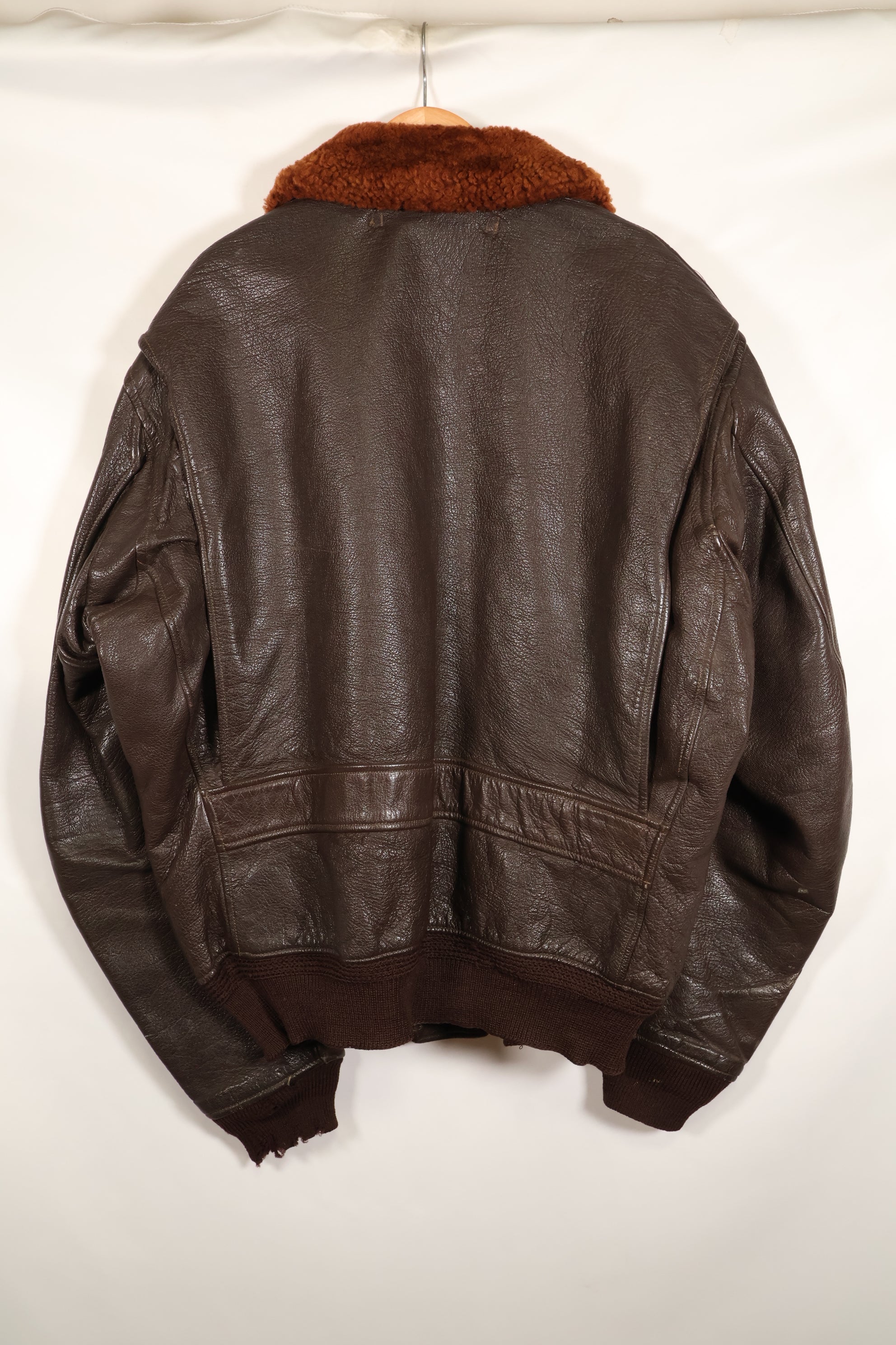 1950s Lot, Size 46, J-7823, U.S. Navy G-1 Flight Jacket, Early Production, Used