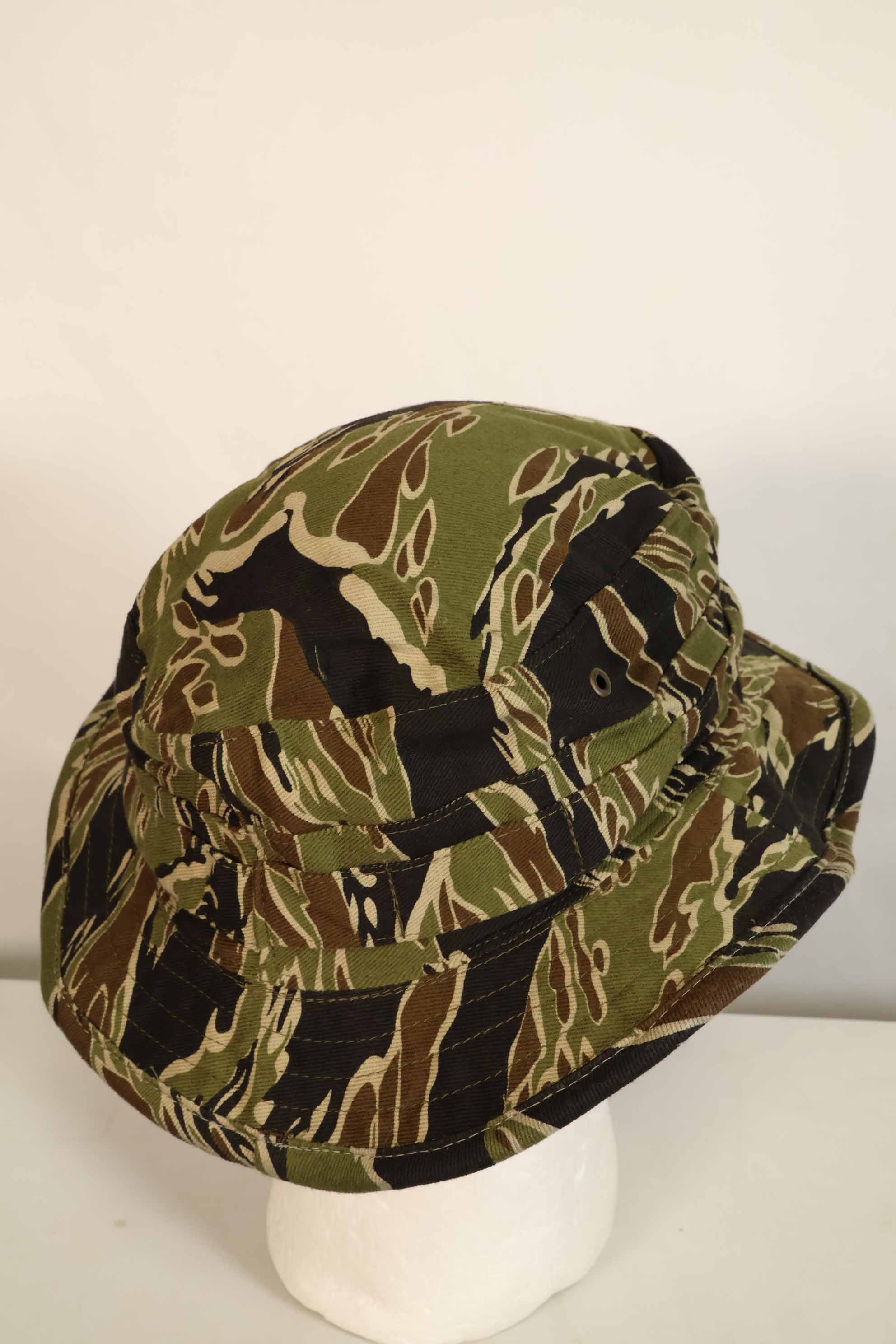 Limited quantity one-washed MILITARIA 1911 early Gold Tiger CISO cut boonie hat with short brim modification A