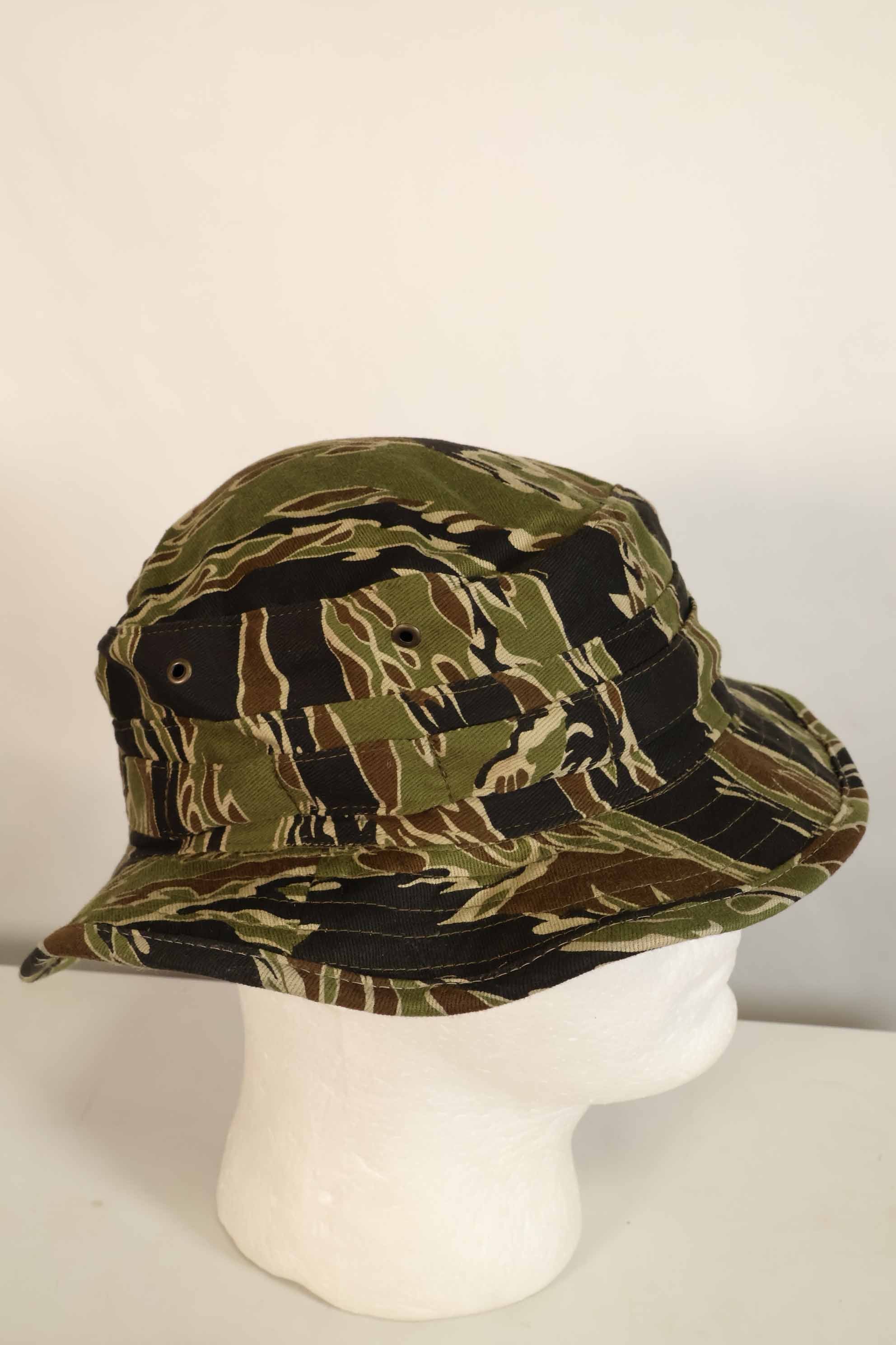 Limited quantity one-washed MILITARIA 1911 early Gold Tiger CISO cut boonie hat with short brim modification A
