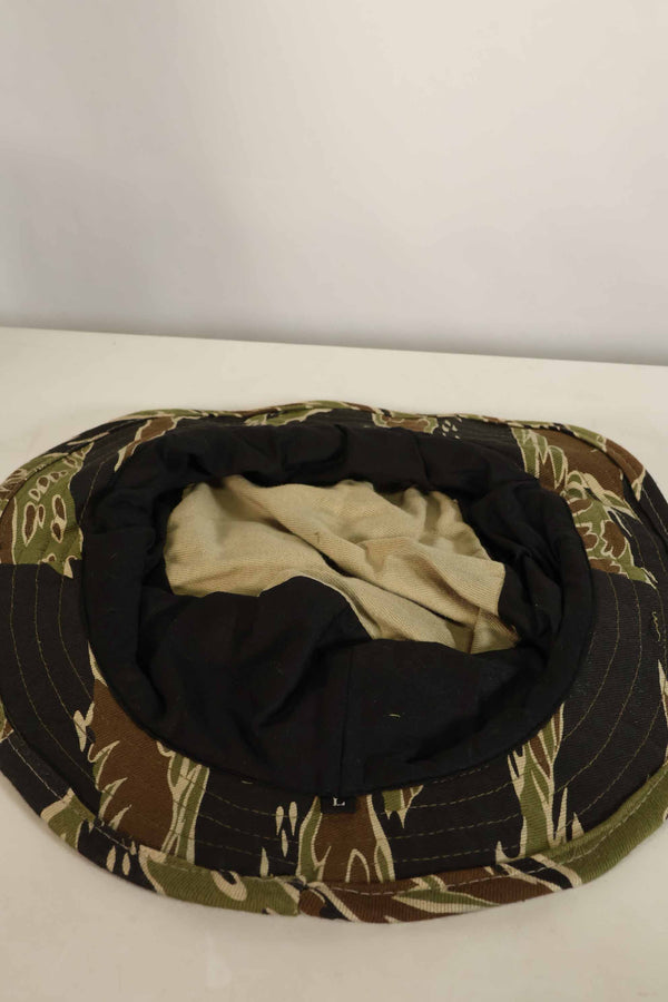 Limited quantity one-washed MILITARIA 1911 early Gold Tiger CISO cut boonie hat with short brim modification A