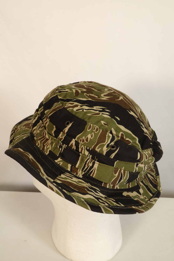 Limited quantity one-washed MILITARIA 1911 early Gold Tiger CISO cut boonie hat with short brim modification D