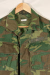 Circa 1968 S-R Ripstop SENTRY DOG MP ERDL Jungle Fatigue Jacket Used
