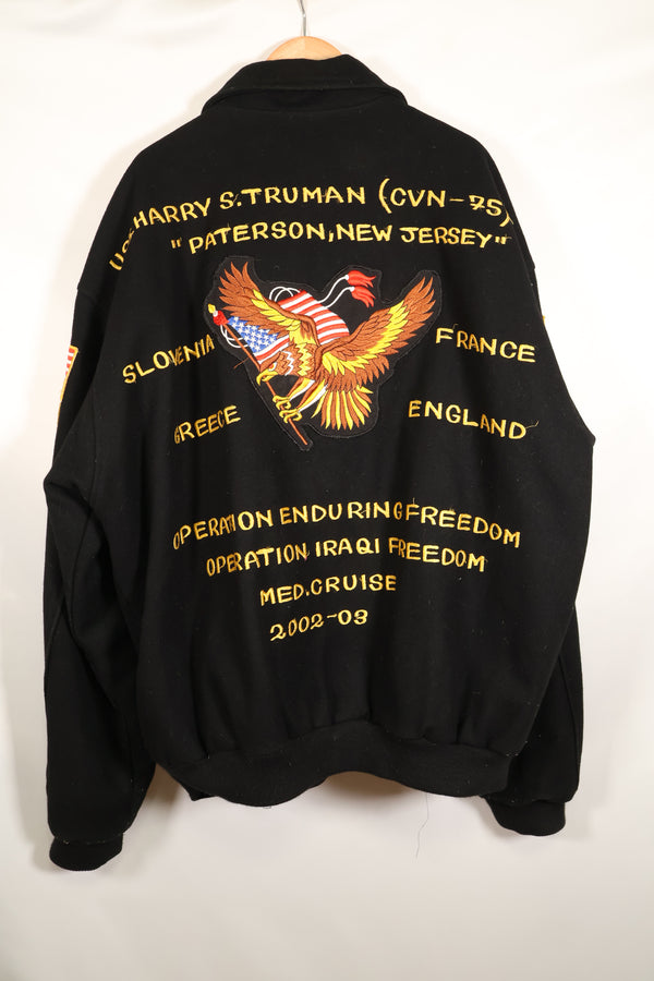 2002–03 U.S. Navy Operation Iraqi Freedom Cruise Tour Jacket, Privately Purchased, Used