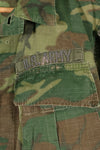 Circa 1968 S-R Ripstop SENTRY DOG MP ERDL Jungle Fatigue Jacket Used