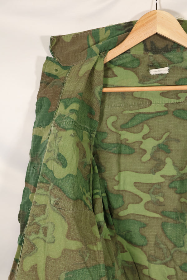 Circa 1968 S-R Ripstop SENTRY DOG MP ERDL Jungle Fatigue Jacket Used