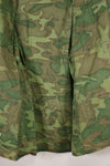 Circa 1968 S-R Ripstop SENTRY DOG MP ERDL Jungle Fatigue Jacket Used
