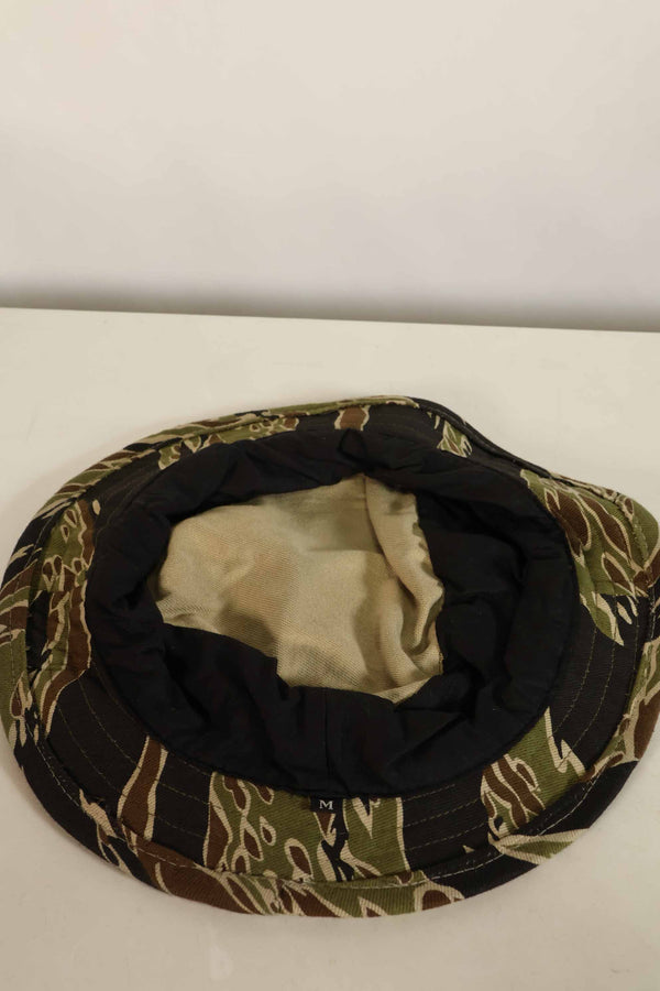Limited Production One-washed MILITARIA 1911 Early Gold Tiger CISO Cut Booney Hat Short Brim Modified E
