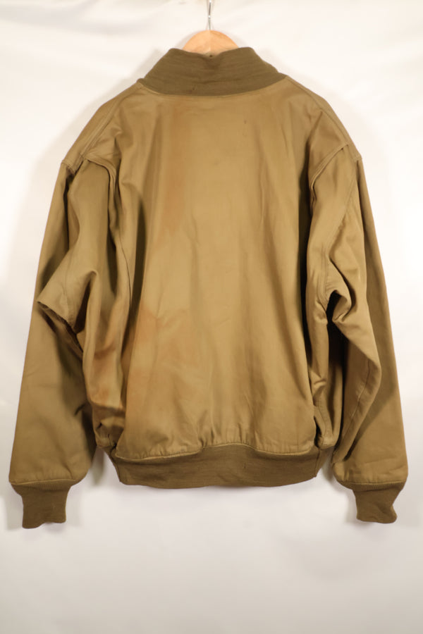 1940s, WWII, U.S. Army, 1st Model Tanker's Jacket, with damage and stains, used