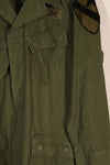 Real 1970 4th Model Jungle Fatigue Jacket M-R with insignia, used.