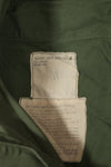 Real 1963 1st Model Jungle Fatigue Pants with leg ties, used.