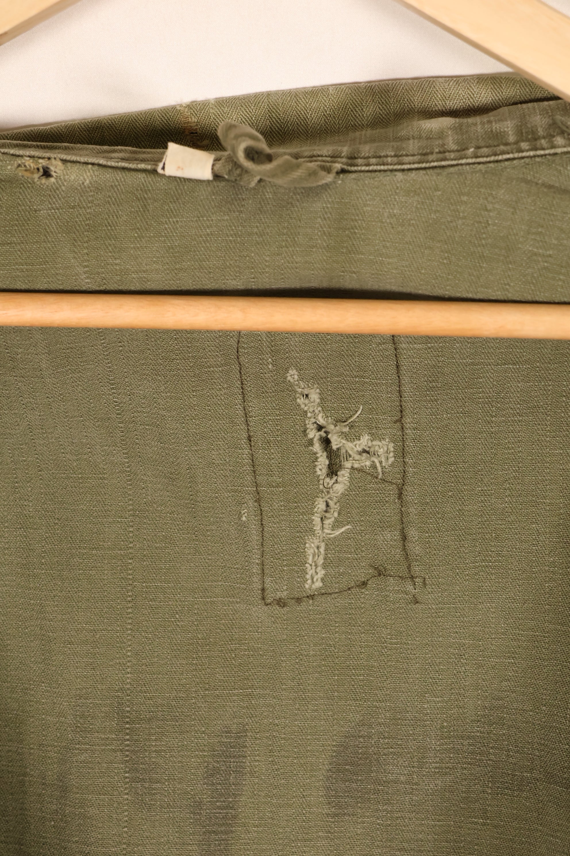 1940s, 36R, U.S. Army Combat Coveralls, PW (Prisoner of War) item, faded, used