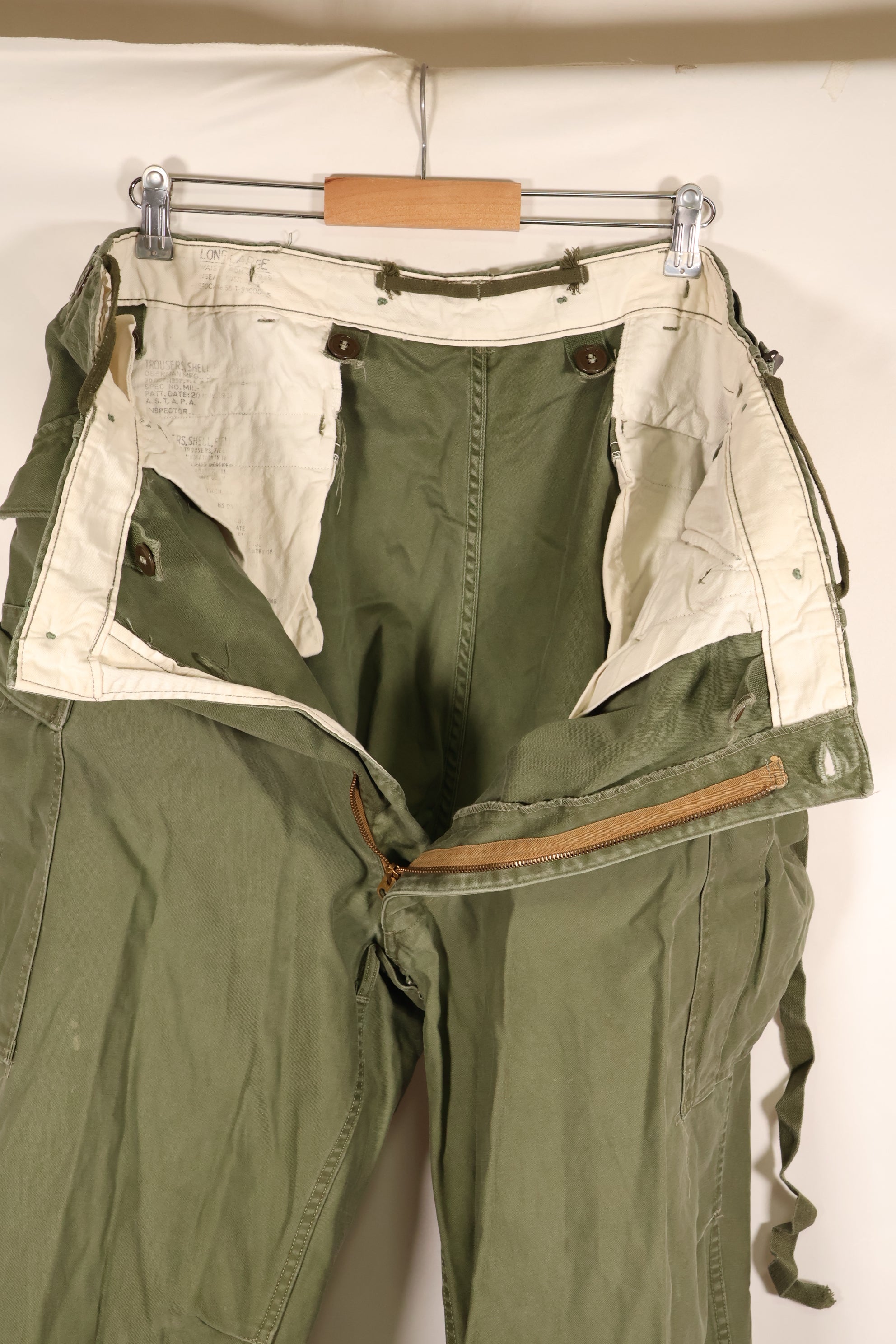 1950s, L-L, U.S. Army, M-1951 Field Pants, Slightly Faded, Used