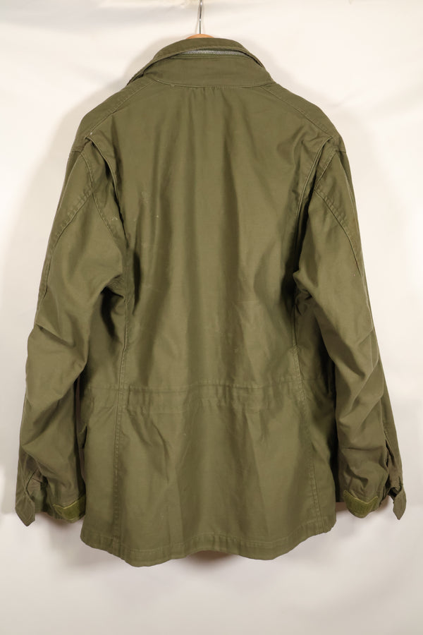 Circa 1965–66  S-S  M65 Field Jacket  1st Model  No liner  Some stains  Used