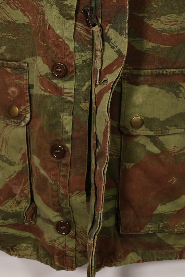 1950s French Army Lizard Camouflage TAP 47/56 Airborne Jacket Used