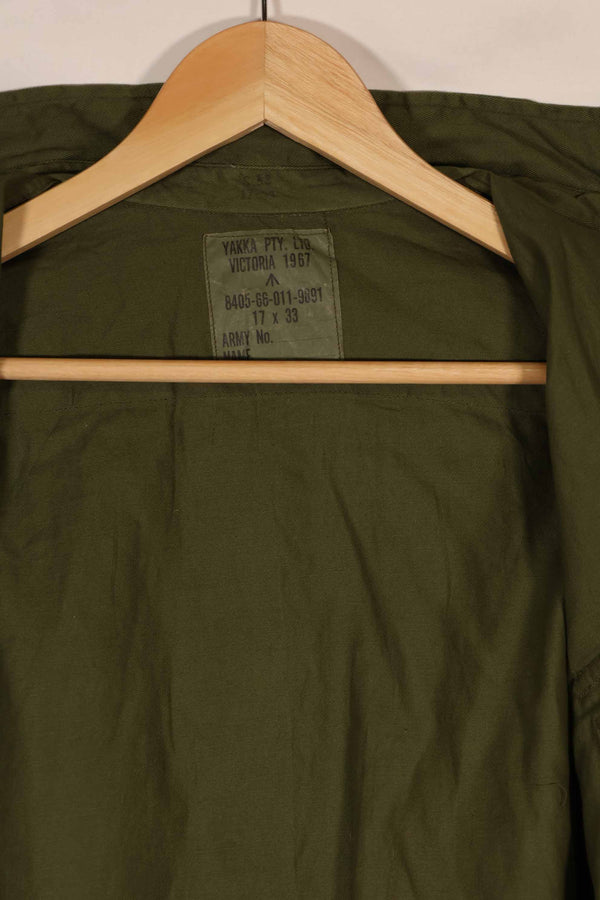 Real 1967 Australian Army Fatigue shirt, almost unused.