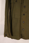 Real 1940s U.S. Army HBT OD utility jacket, no size tag, good condition.