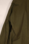 Real 1940s U.S. Army HBT OD utility jacket, no size tag, good condition.