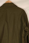 Real 1940s U.S. Army HBT OD utility jacket, no size tag, good condition.