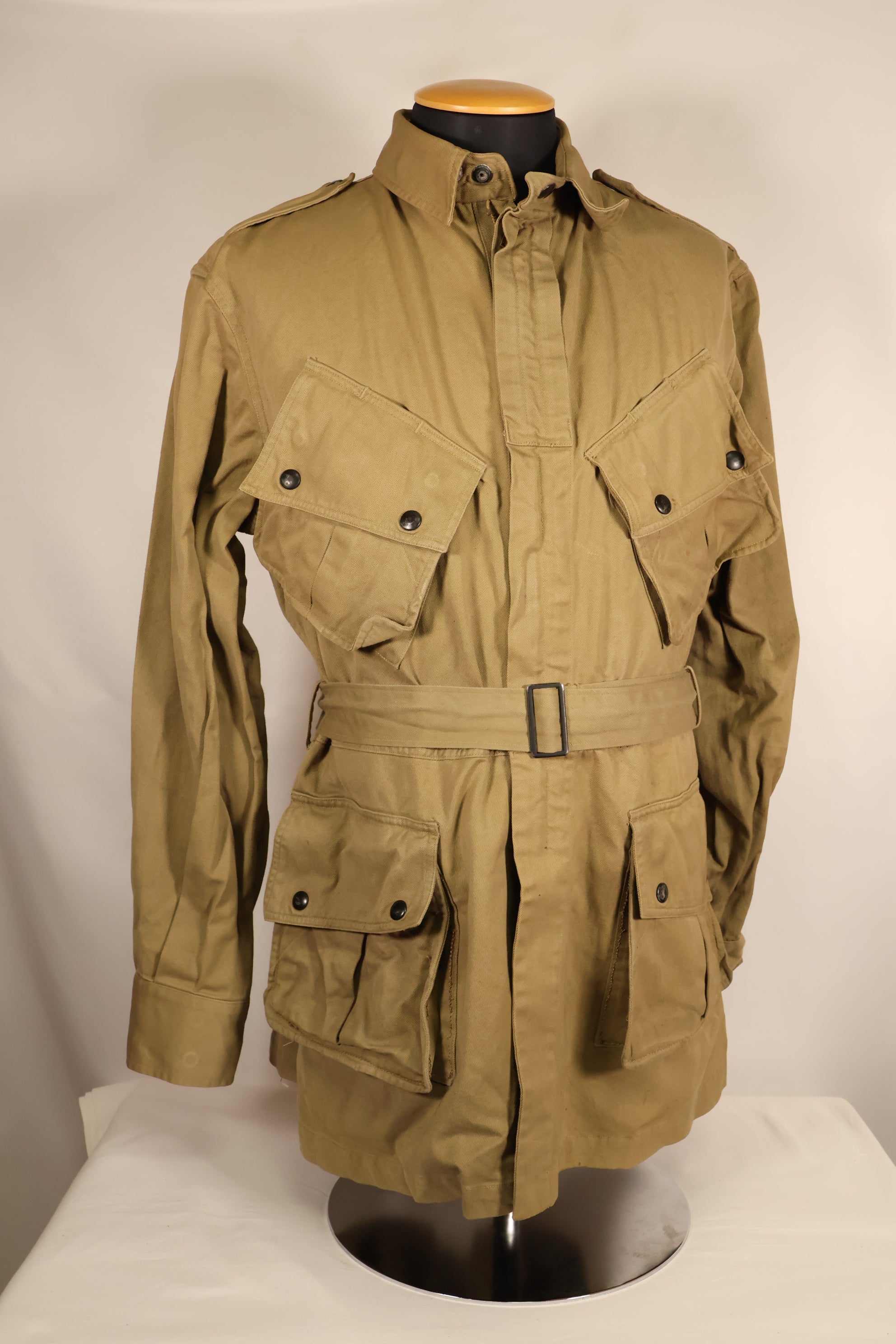 Early 1940s, Size 42L, U.S. Army, Airborne Division, M-1942 Jump Jacket, Good Condition, Used
