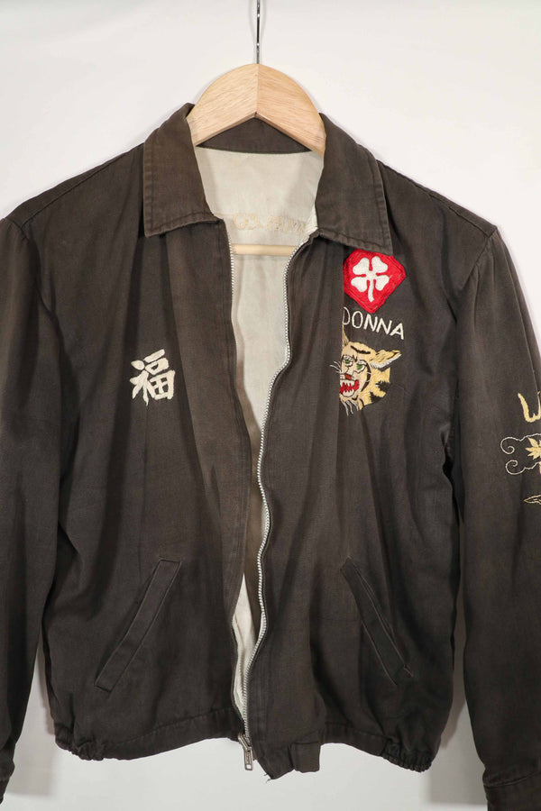 Real Vietnam War Tour Jacket DA-NANG 67-68 85th MAIN CO QYNOV Used