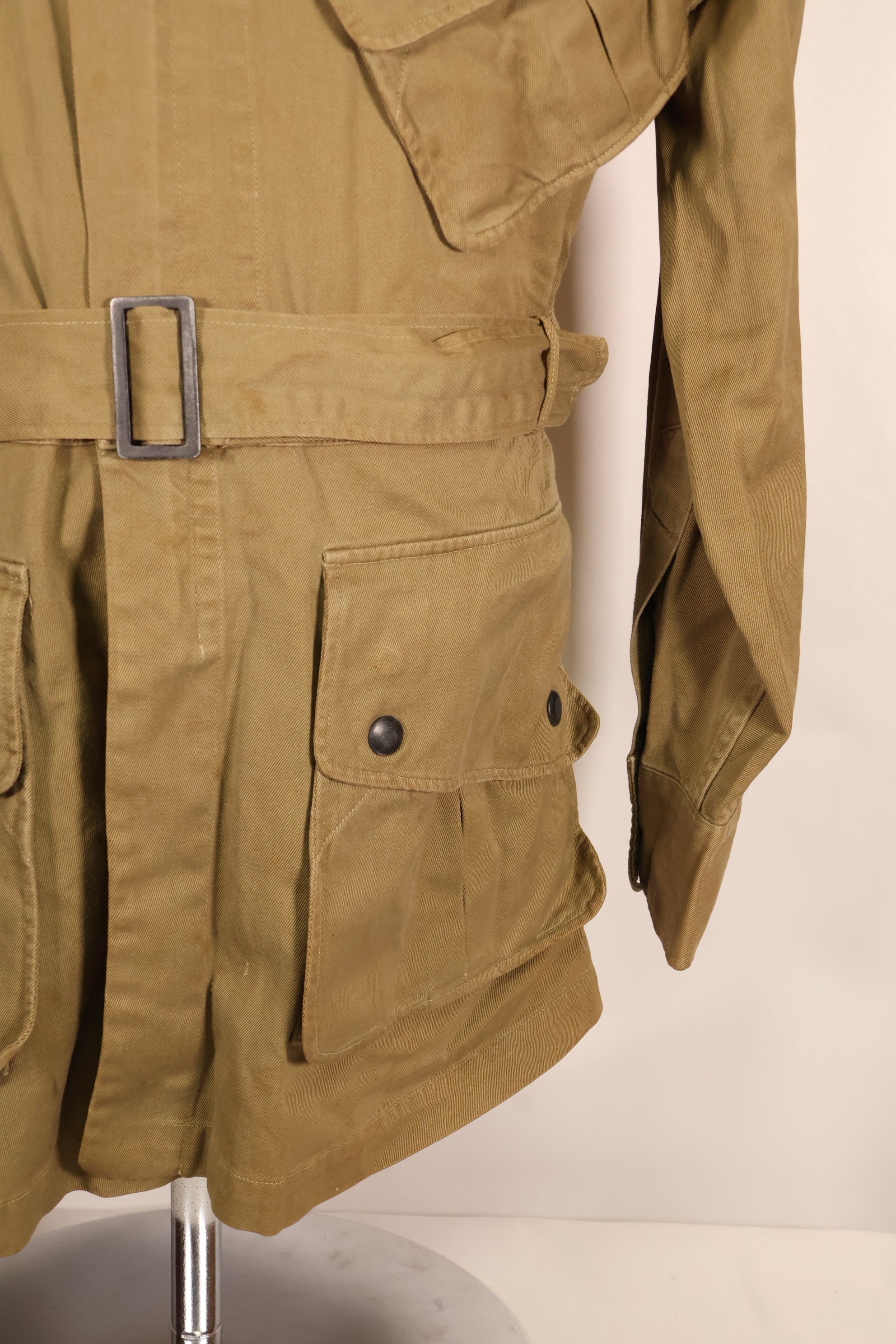 Early 1940s, estimated size 42, U.S. Army, M-1942, Airborne, Jump Jacket, Used